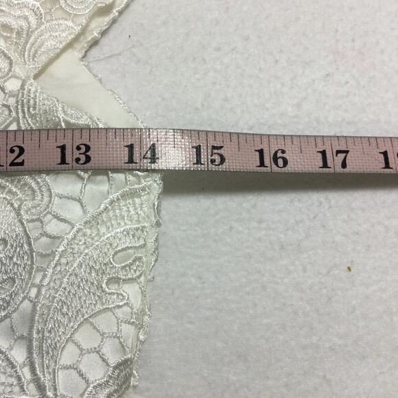 GIRL'S PARTY DRESS SZ 10 white lace flower girl communion baptism NEW B103 - Picture 4 of 7